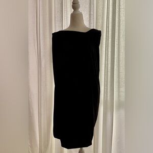 Calvin Klein Asymmetrical Black Dress